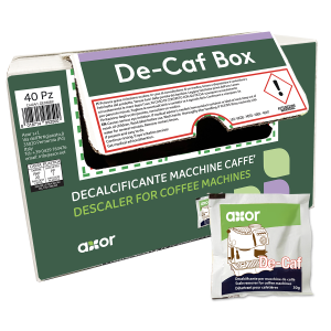 De-caf Decalcificante ecologico macchine caffè Box 40 bustine